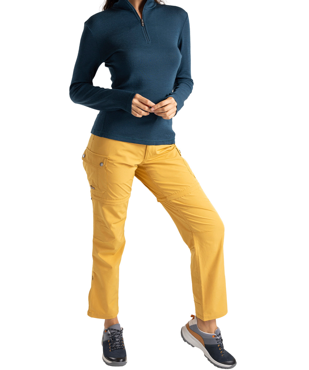 Primera Capa Mujer Merino Azul Rockford
