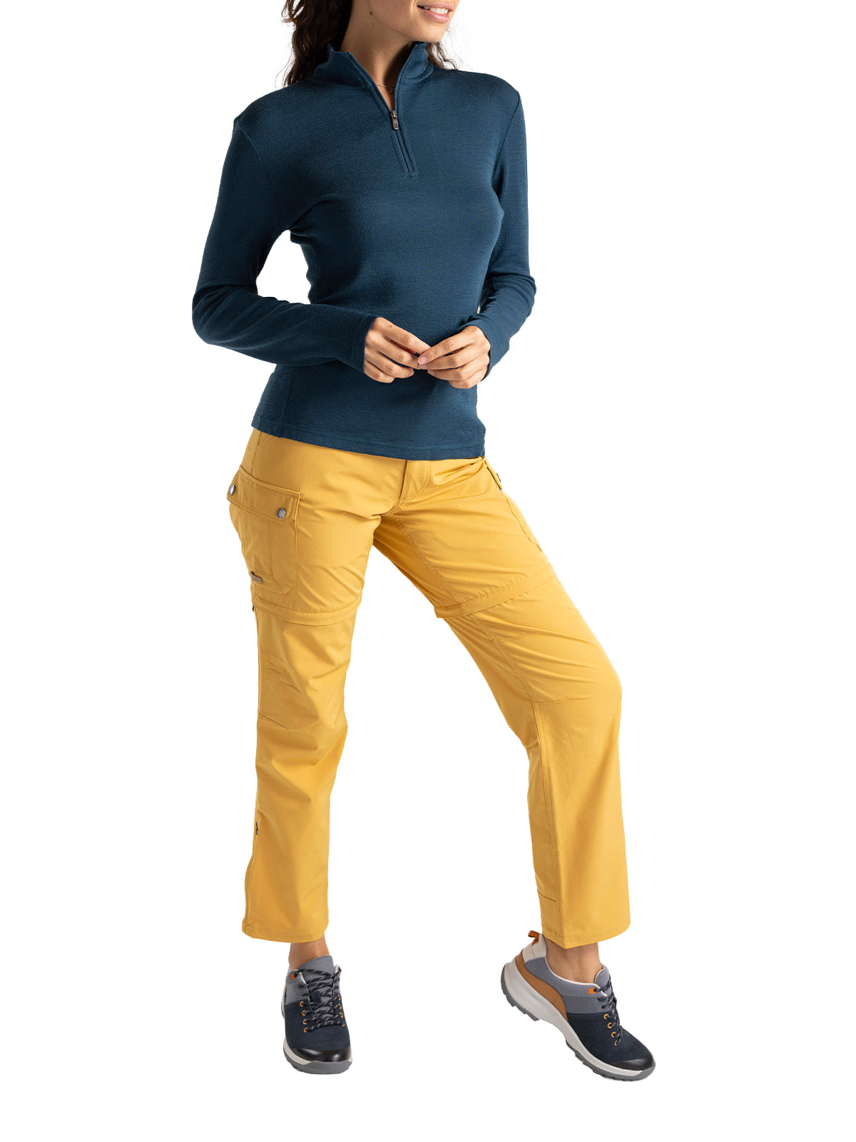 Primera Capa Mujer Merino Azul Rockford