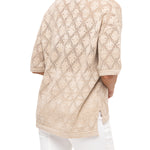 Polera Algodón Orgánico Mujer Caicos Beige Rockford