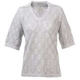Polera Algodón Orgánico Mujer Caicos Gris Rockford