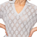 Polera Algodón Orgánico Mujer Caicos Gris Rockford