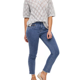 Polera Algodón Orgánico Mujer Caicos Gris Rockford