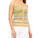 Polera Algodón Orgánico Mujer Varadero Amarillo Rockford