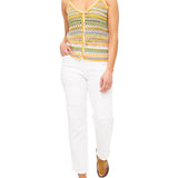 Polera Algodón Orgánico Mujer Varadero Amarillo Rockford