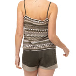 Polera Algodón Orgánico Mujer Varadero Oliva Rockford