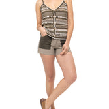 Polera Algodón Orgánico Mujer Varadero Oliva Rockford