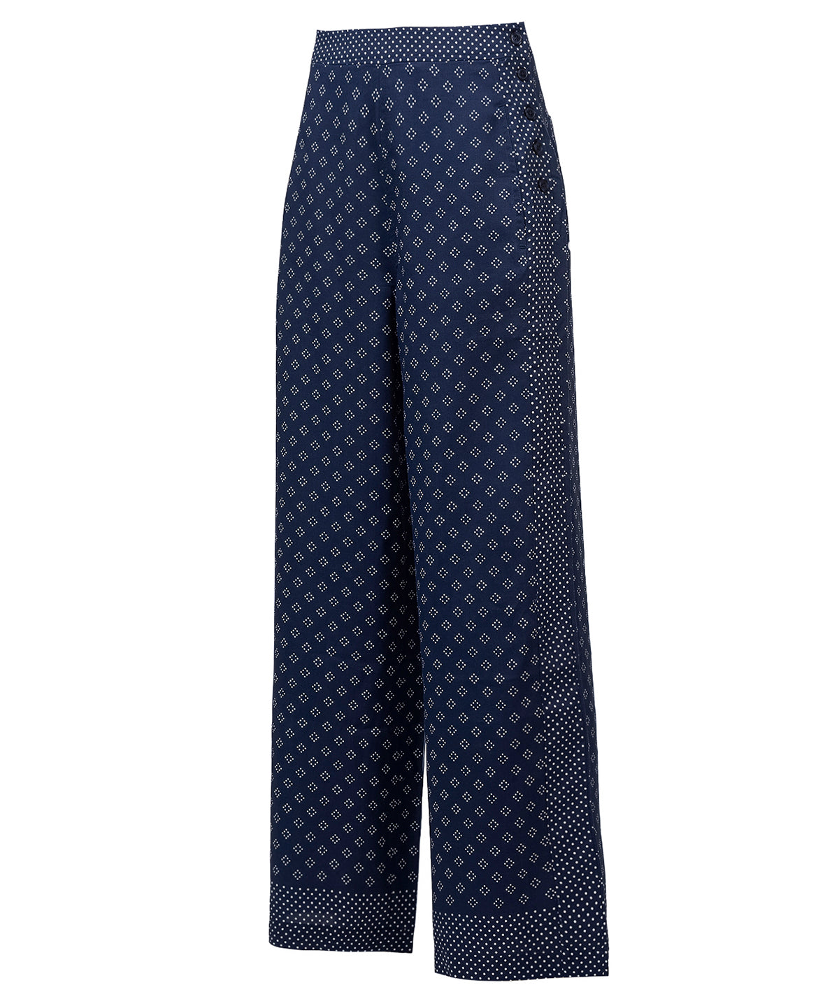 Pantalón Tencel Mujer Nazaire Azul Rockford