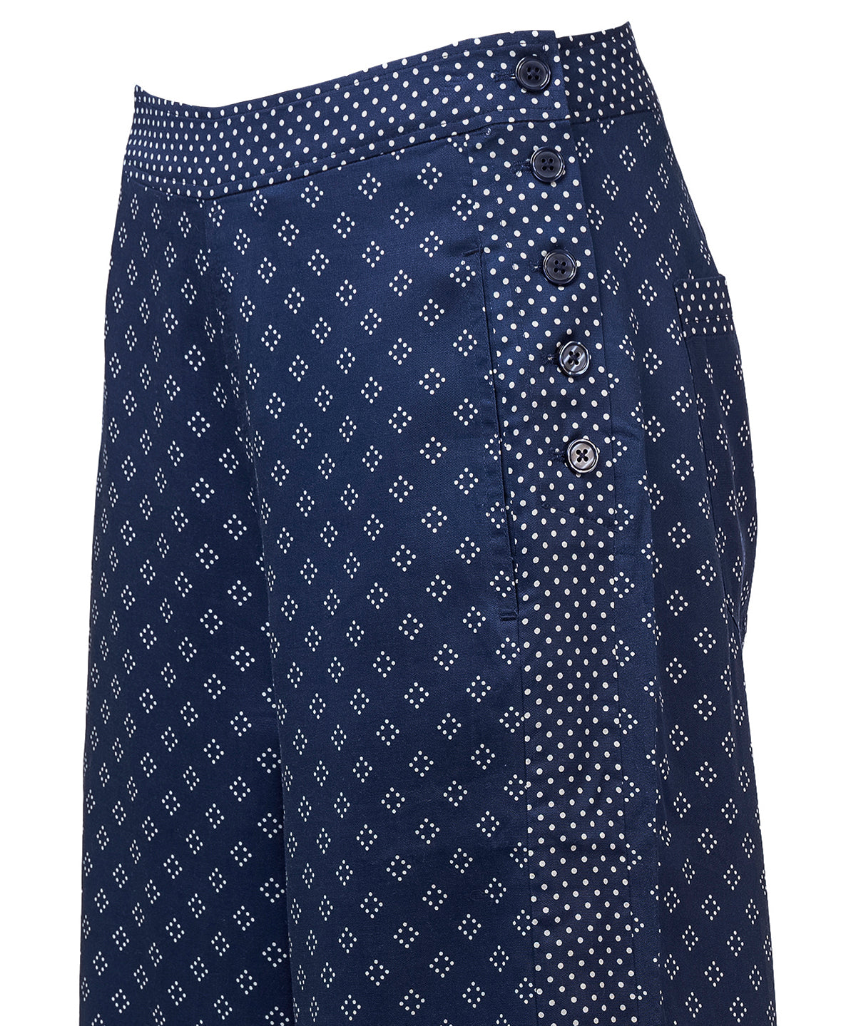 Pantalón Tencel Mujer Nazaire Azul Rockford