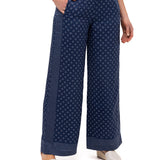 Pantalón Tencel Mujer Nazaire Azul Rockford