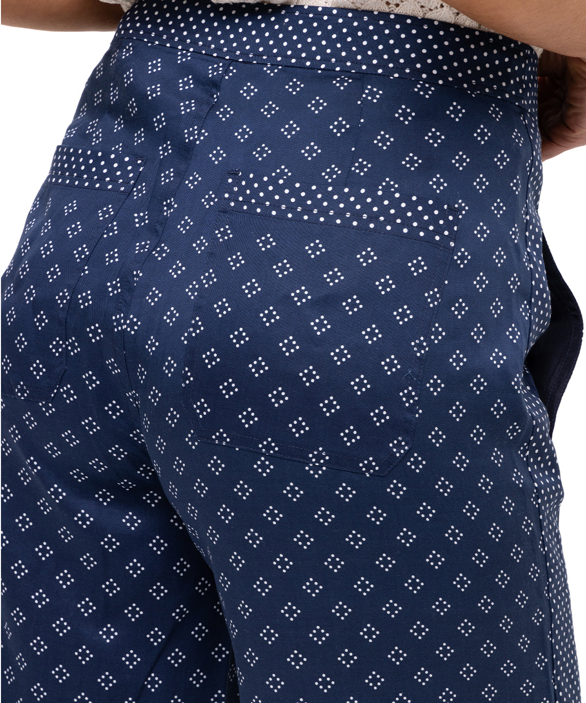 Pantalón Tencel Mujer Nazaire Azul Rockford