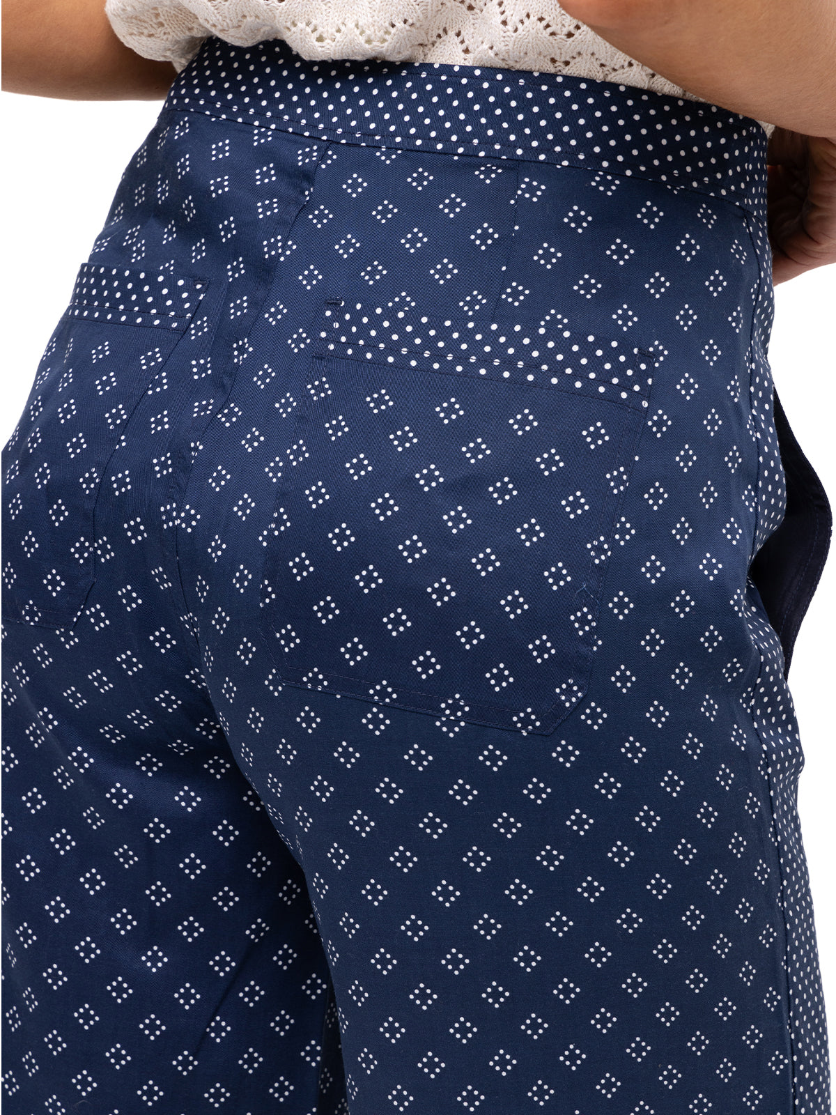 Pantalón Tencel Mujer Nazaire Azul Rockford