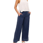 Pantalón Tencel Mujer Nazaire Azul Rockford