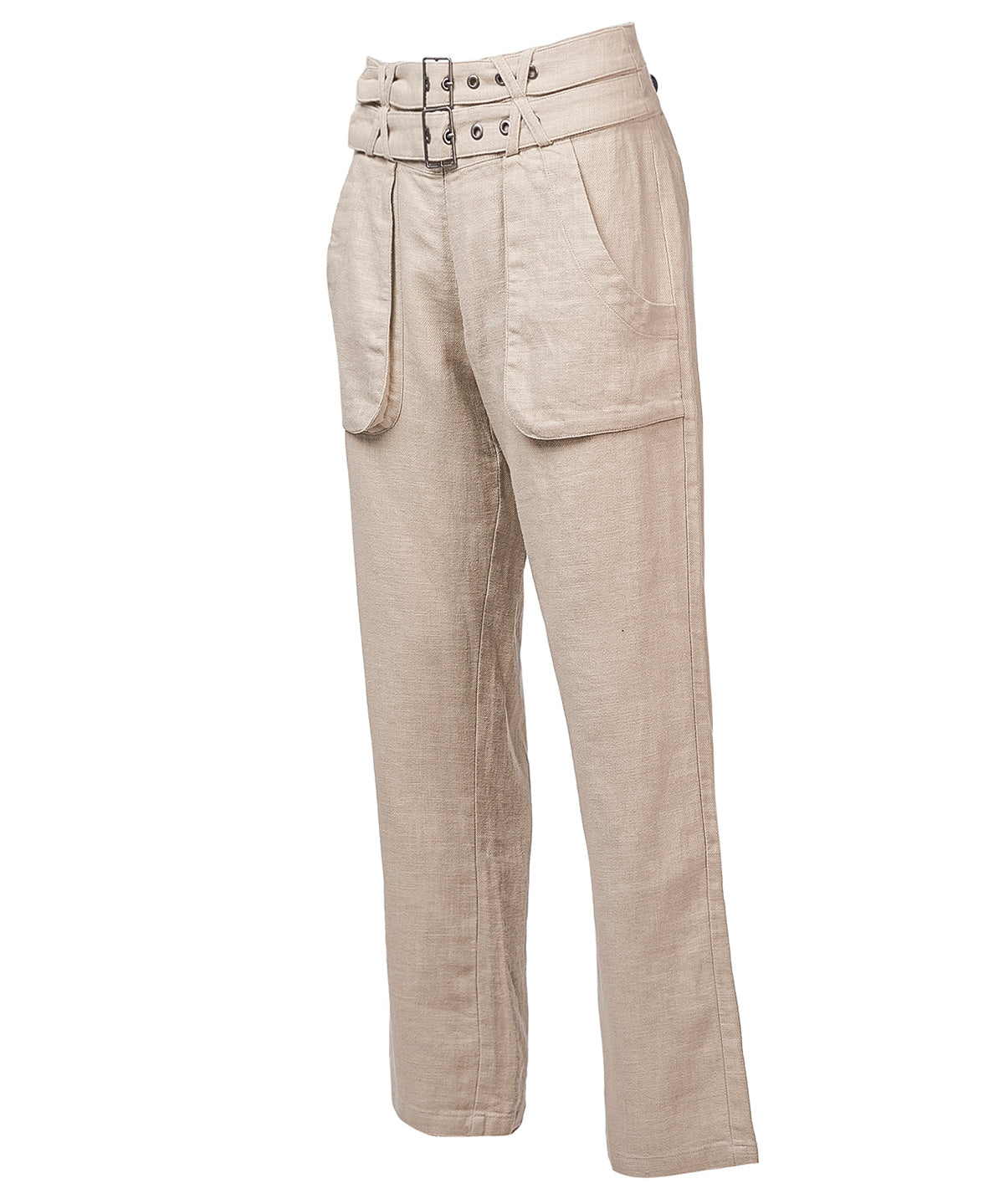 Pantalón Lino Orgánico Mujer Amiro Arena Rockford