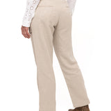 Pantalón Lino Orgánico Mujer Amiro Arena Rockford