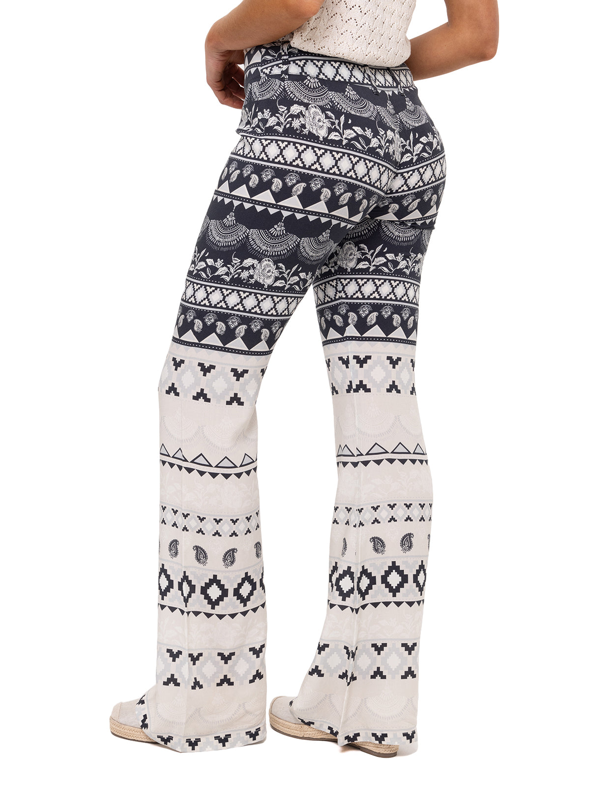 Pantalón Rayón Mujer Naussac Negro Rockford