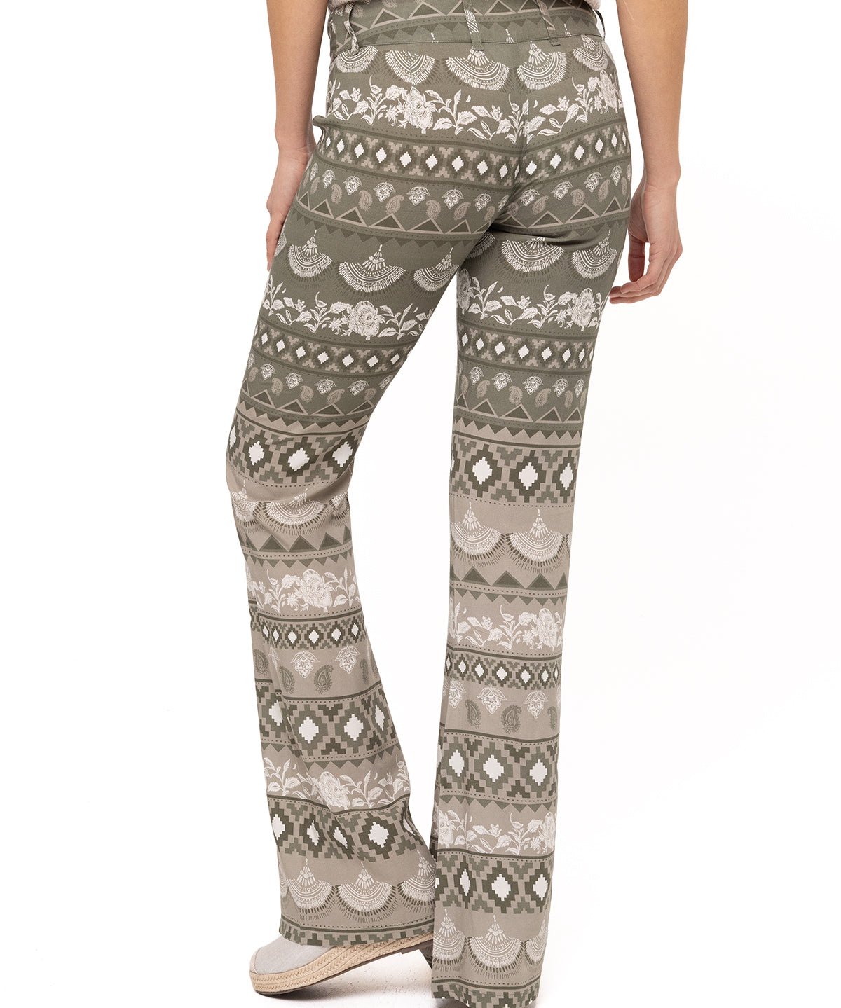 Pantalón Rayón Mujer Naussac Oliva Rockford