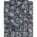 Blusa Lino Orgánico Mujer Lirioprint Gris Oscuro Rockford