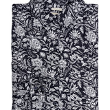 Blusa Lino Orgánico Mujer Lirioprint Gris Oscuro Rockford