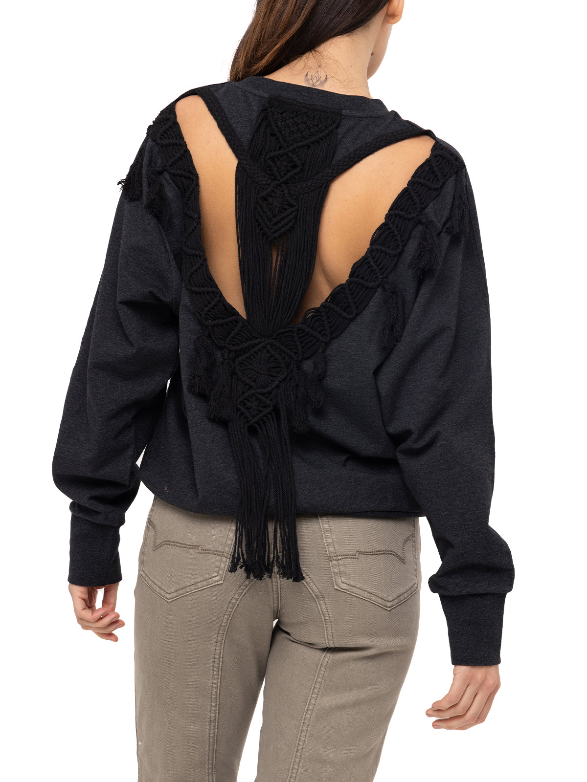 Polerón Algodón Orgánico Mujer Anara Negro Rockford