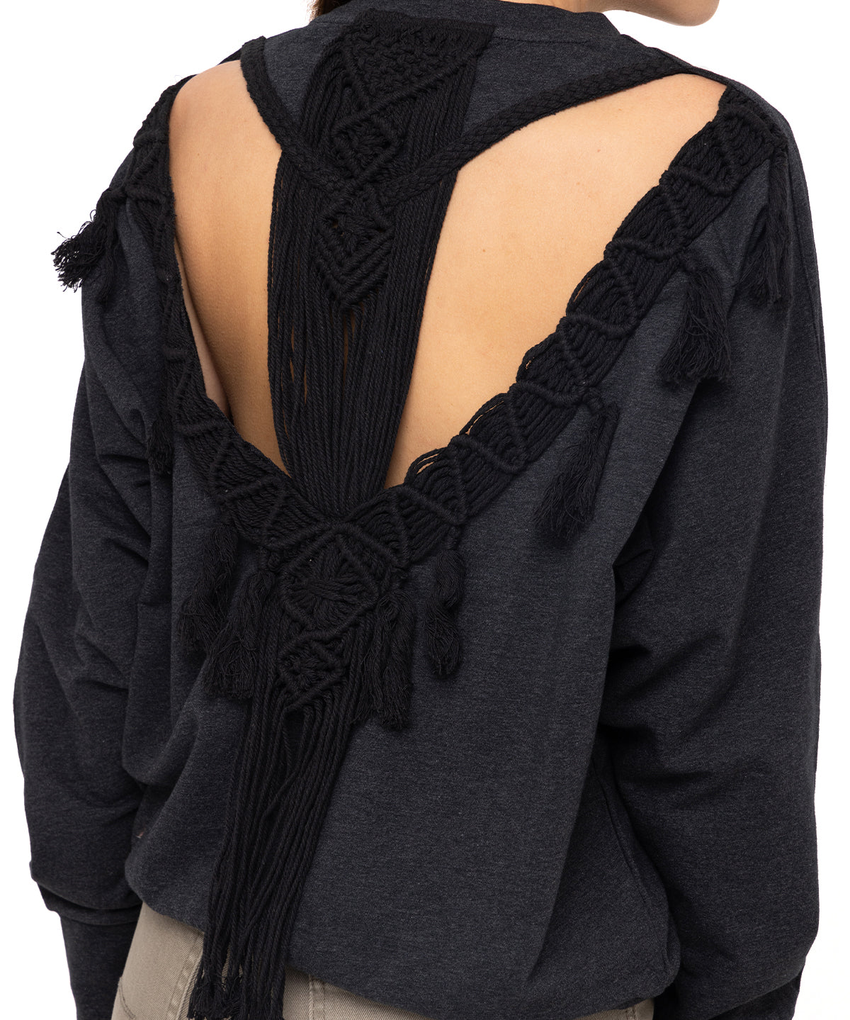 Polerón Algodón Orgánico Mujer Anara Negro Rockford