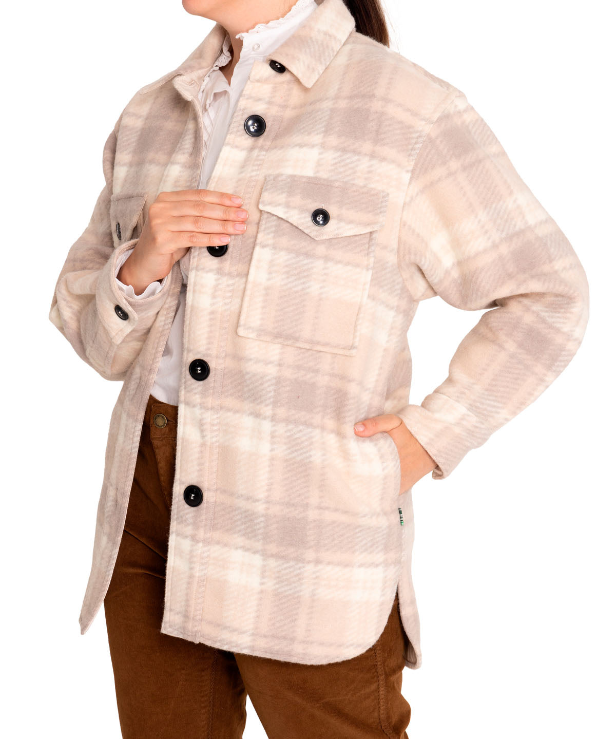 Chaqueta Lana Mujer Begonia Beige/Crudo Rockford