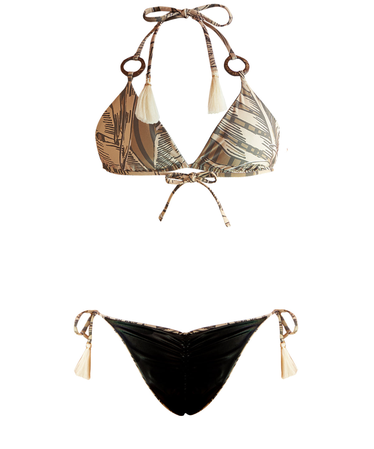 Bikini Fibras Recicladas Mujer Nuquí Verde Rockford