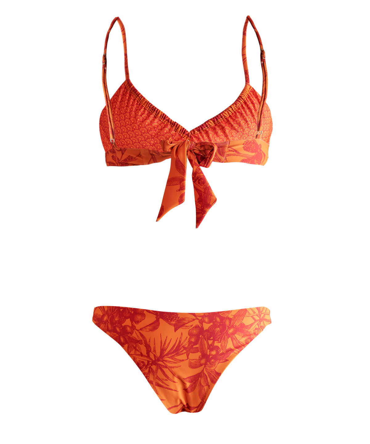 Bikini Fibras Recicladas Mujer Cartagena Naranjo Rockford
