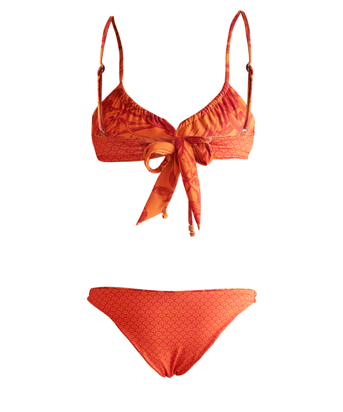 Bikini Fibras Recicladas Mujer Cartagena Naranjo Rockford