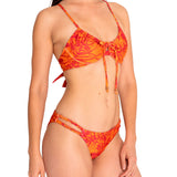 Bikini Fibras Recicladas Mujer Cartagena Naranjo Rockford