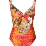 Traje De Baño Fibras Recicladas Mujer Santa Marta Naranjo Rockford