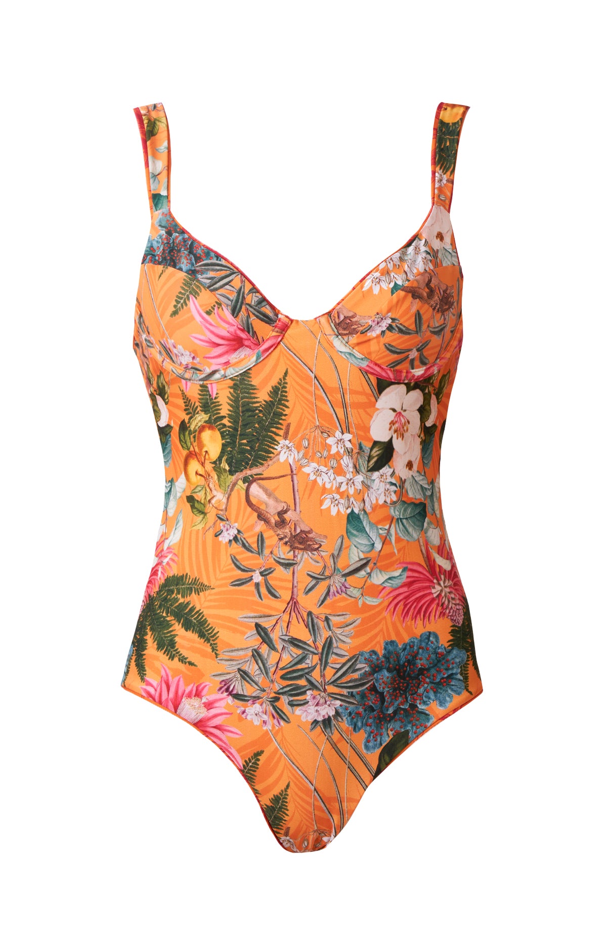 Traje De Baño Fibras Recicladas Mujer Santa Marta Naranjo Rockford