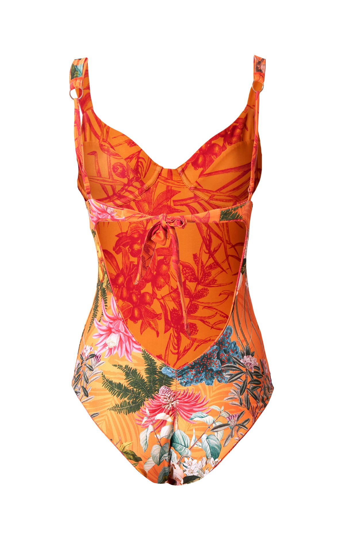 Traje De Baño Fibras Recicladas Mujer Santa Marta Naranjo Rockford