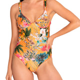 Traje De Baño Fibras Recicladas Mujer Santa Marta Naranjo Rockford