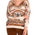Sweater Algodón Orgánico Mujer Magnolia Blanco Rockford