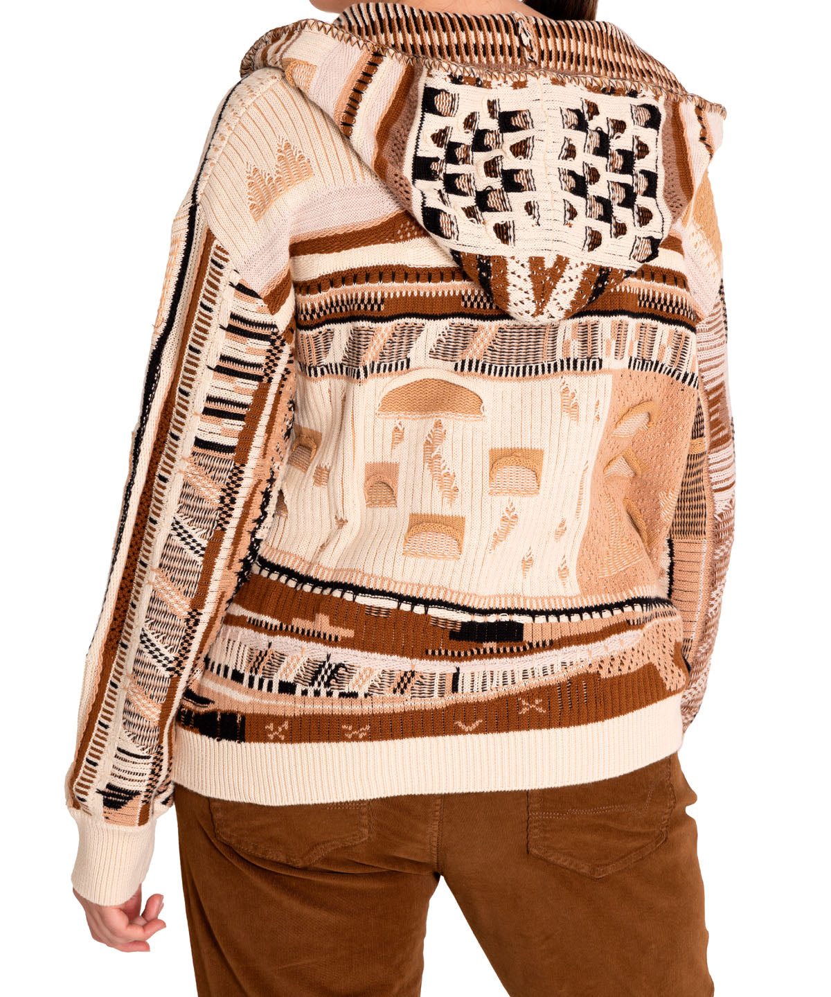 Sweater Algodón Orgánico Mujer Magnolia Blanco Rockford