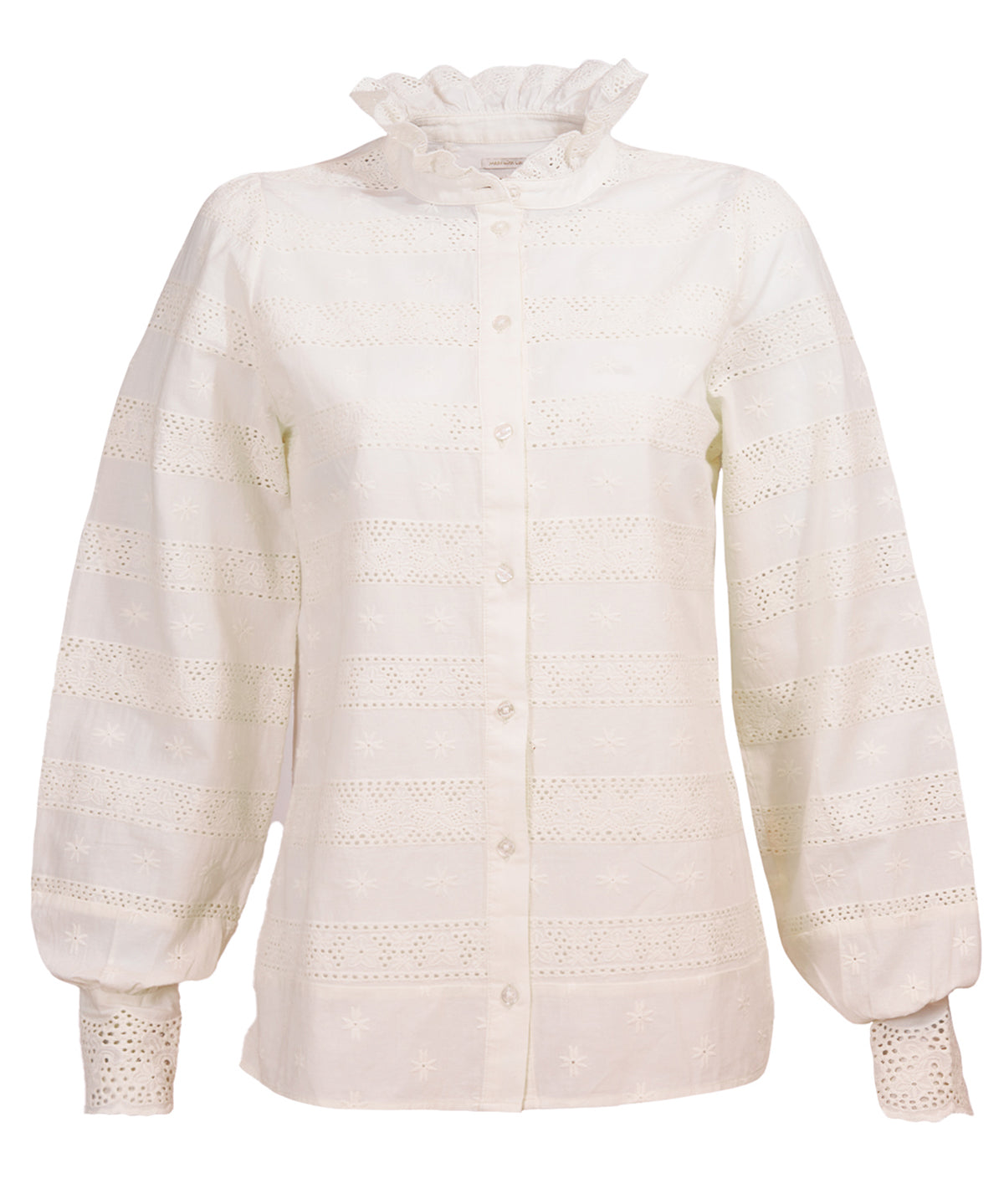 Blusa Algodón Orgánico Mujer Lucía Blanco Rockford