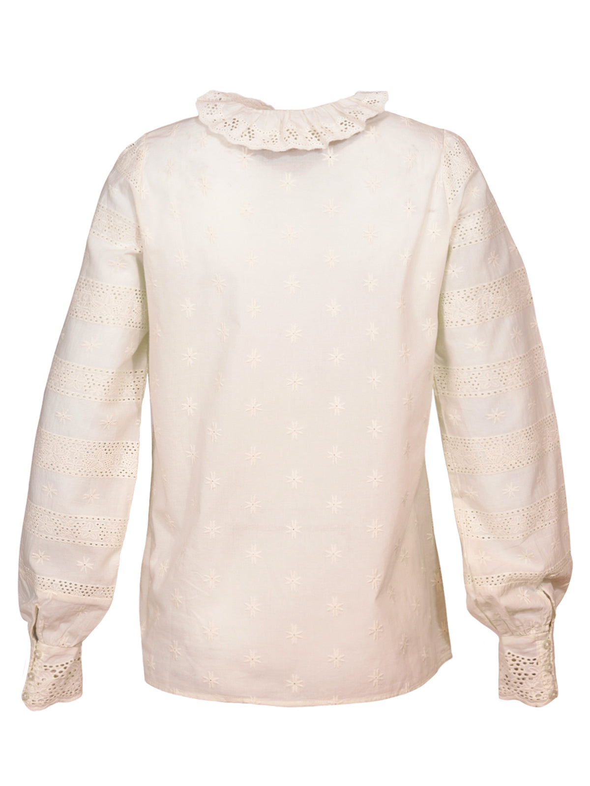 Blusa Algodón Orgánico Mujer Lucía Blanco Rockford