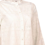 Blusa Algodón Orgánico Mujer Lucía Blanco Rockford