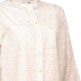 Blusa Algodón Orgánico Mujer Lucía Blanco Rockford