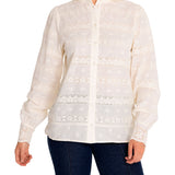 Blusa Algodón Orgánico Mujer Lucía Blanco Rockford