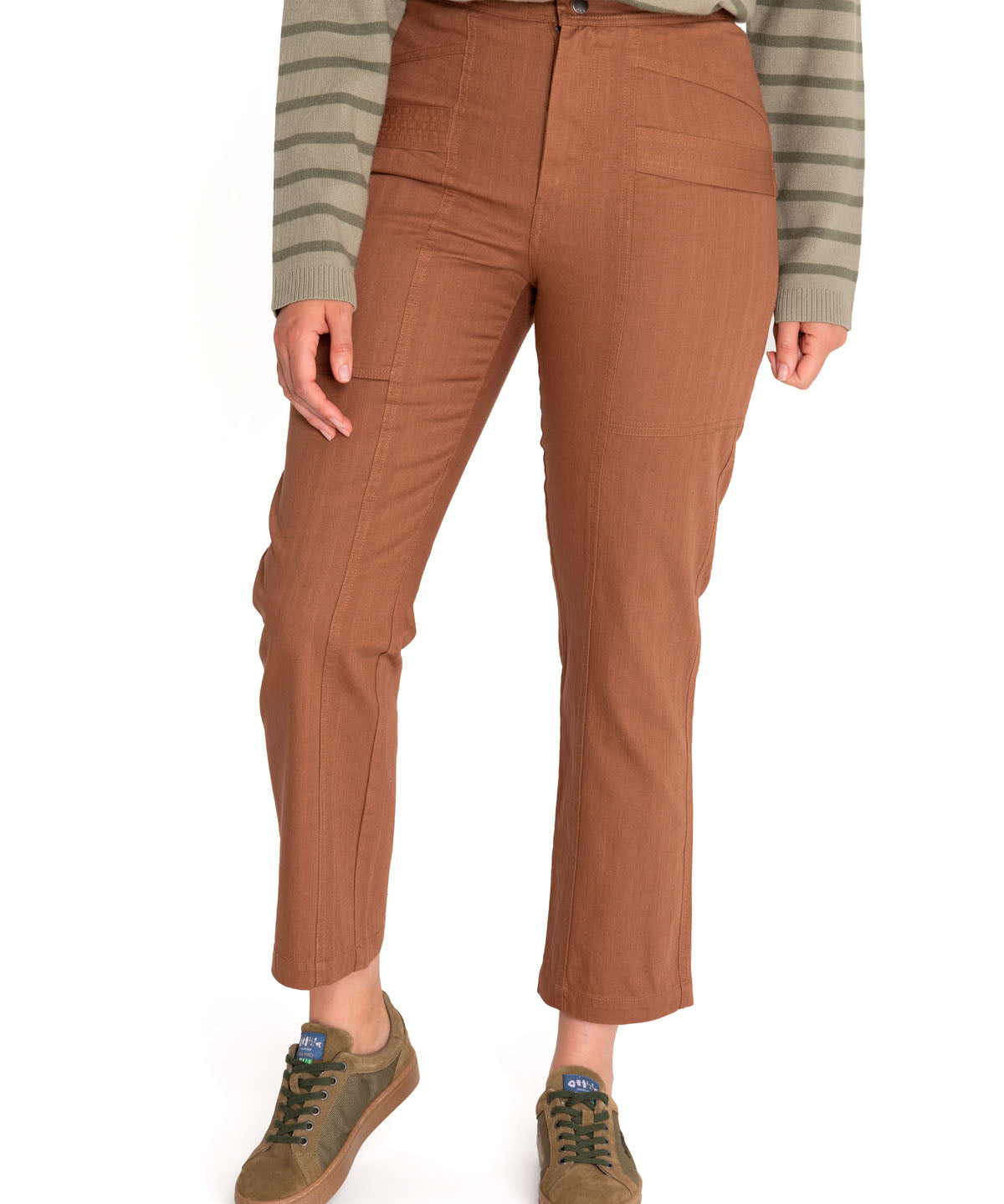 Pantalón Algodón Orgánico Mujer Isis Café Rockford