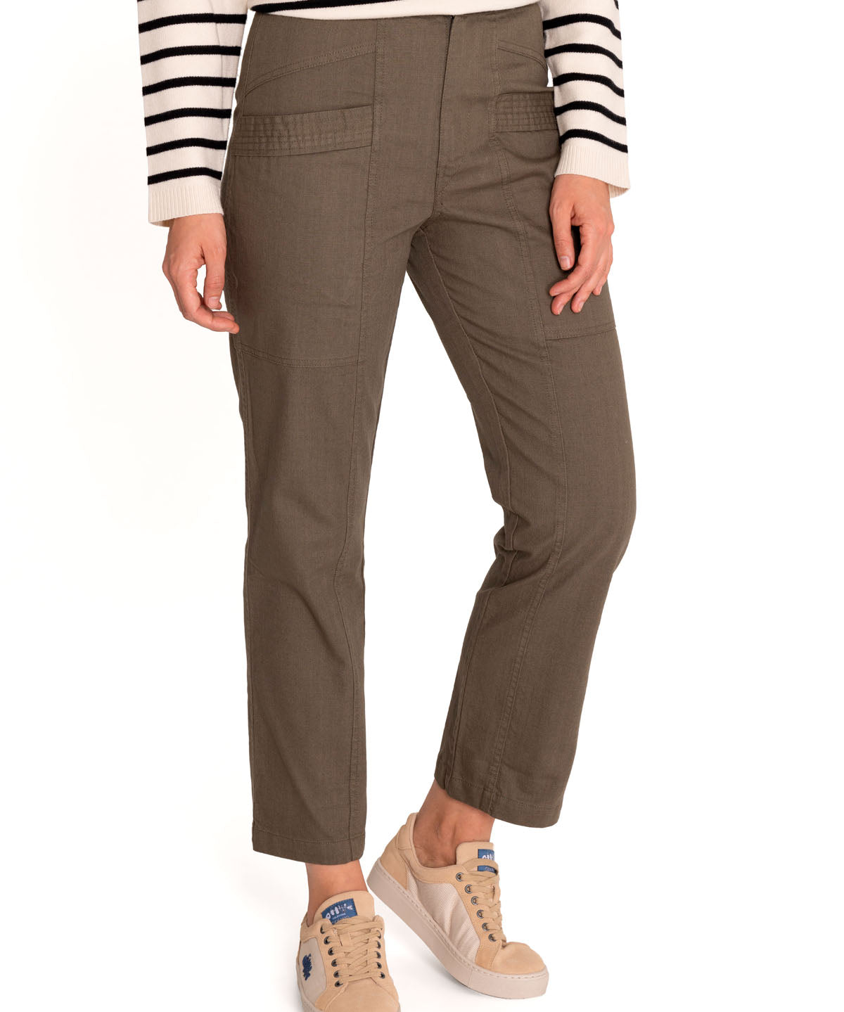 Pantalón Algodón Orgánico Mujer Isis Verde Rockford