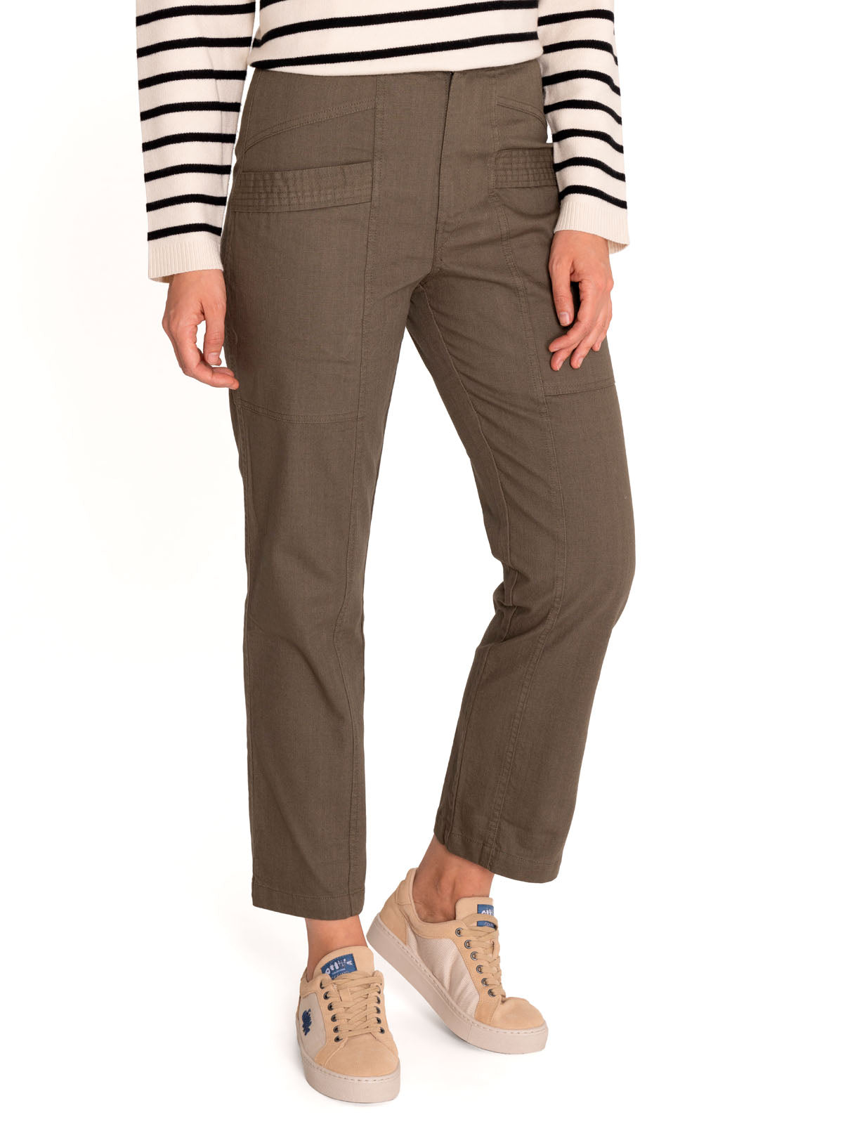 Pantalón Algodón Orgánico Mujer Isis Verde Rockford