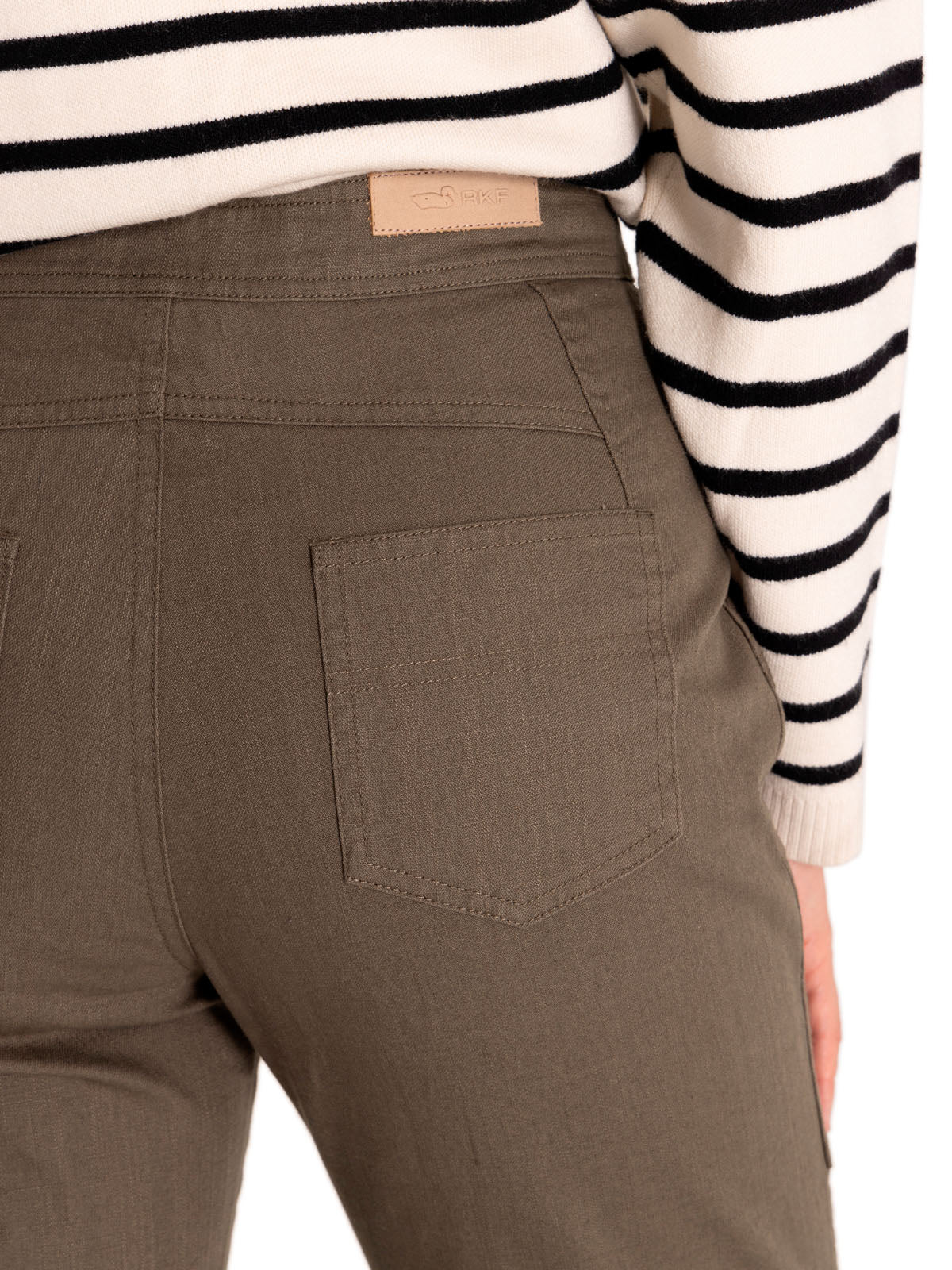 Pantalón Algodón Orgánico Mujer Isis Verde Rockford