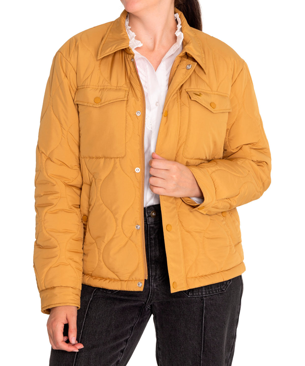 Parka Thermore Mujer Dugard Amarillo Rockford