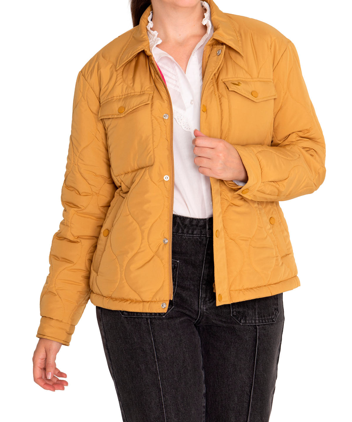 Parka Thermore Mujer Dugard Amarillo Rockford