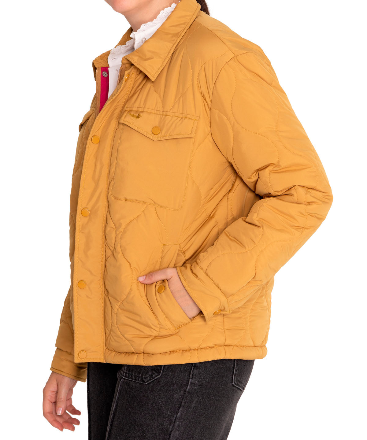 Parka Thermore Mujer Dugard Amarillo Rockford
