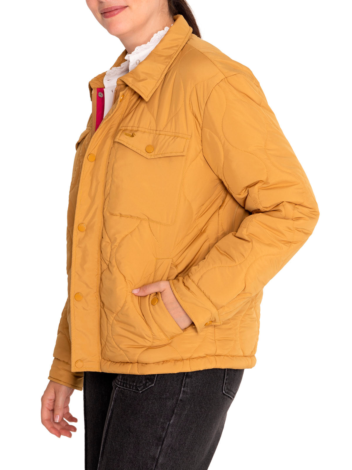Parka Thermore Mujer Dugard Amarillo Rockford