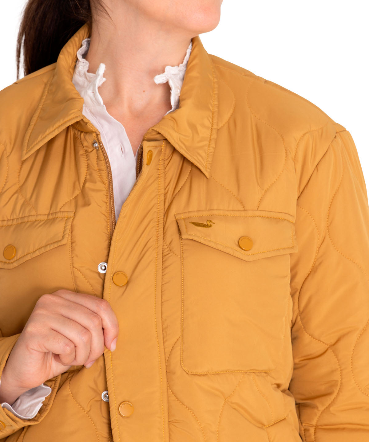 Parka Thermore Mujer Dugard Amarillo Rockford