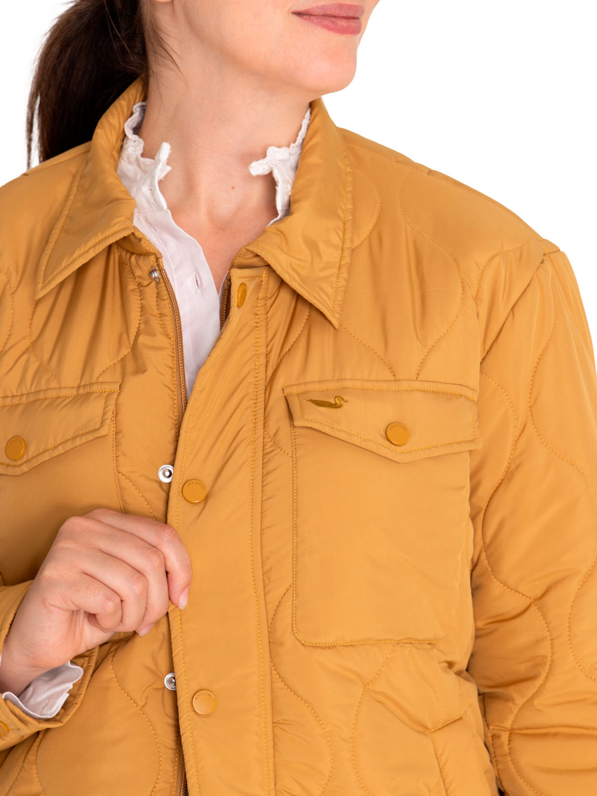 Parka Thermore Mujer Dugard Amarillo Rockford